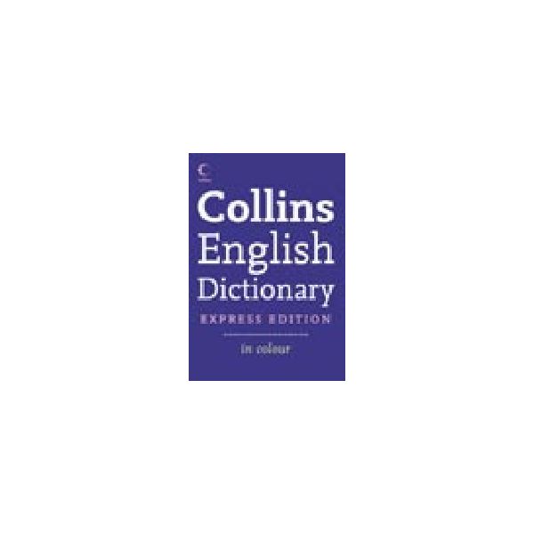 COLLINS EXPRESS ENGLISH DICTIONARY in colour. 2n