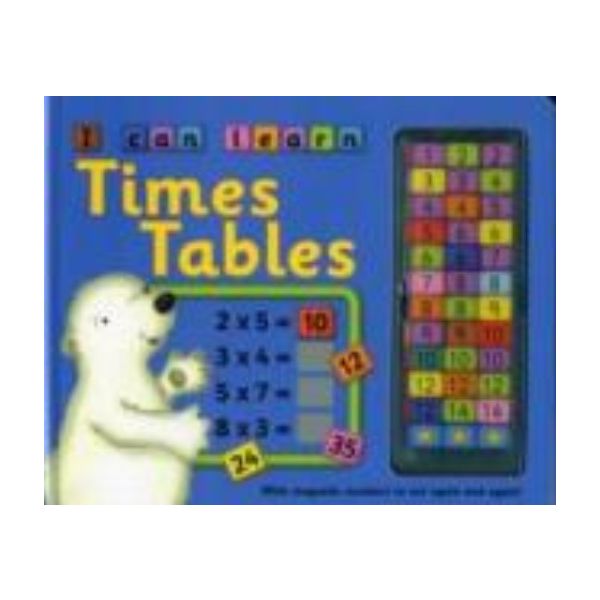 I CAN LEARN TIMES TABLE. With magnetic words to