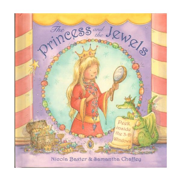 PRINCESS & THE JEWELS. Peek inside the 3-D windo
