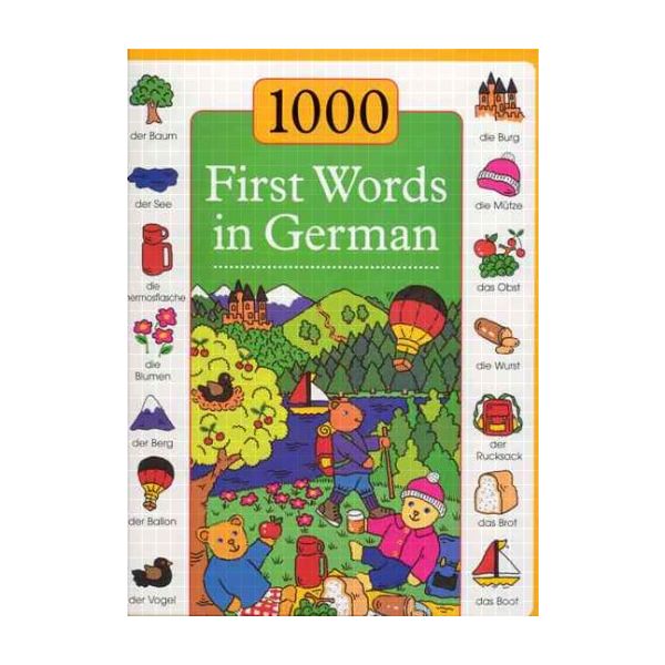 1000 FIRST WORDS IN GERMAN.