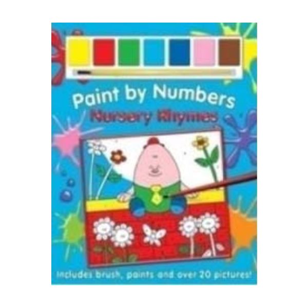 NURSERY RHYMES. Paint by Numbers. Includes brush