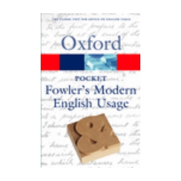 OXFORD POCKET FOWLER`S MODERN ENGLISH USAGE. /PB