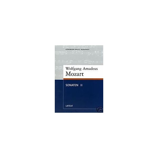 WOLFGANG AMADEUS MOZART: Sonaten II. For Piano.