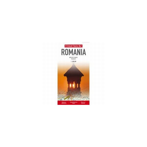 ROMANIA: Insight Travel Map. /1:800 000/