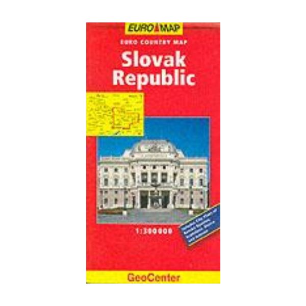 SLOVAK REPUBLIC: GeoCenter Country Map. /1:300 0
