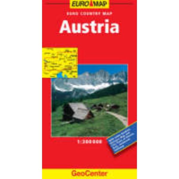 AUSTRIA: GeoCenter Country Map. /1:300 000/