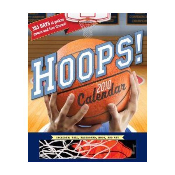 HOOPS 2010. Includes ball, backboard, hoop and n