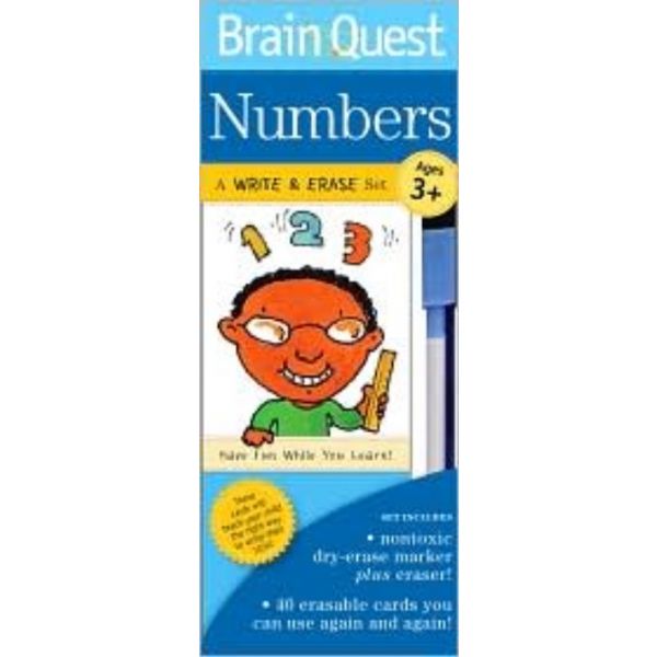 BRAIN QUEST WRITE & ERASE SET: Numbers