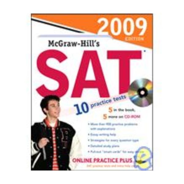 MCGRAW-HILL`S SAT: 2009 Ed. with CD-ROM. (Christ