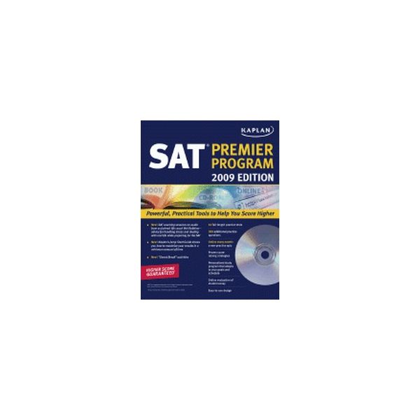 KAPLAN SAT: 2009 ed. With CD. Premier program. /
