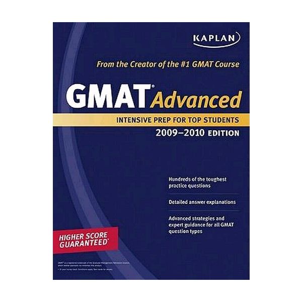 KAPLAN GMAT Advanced 2009-2010 ed.
