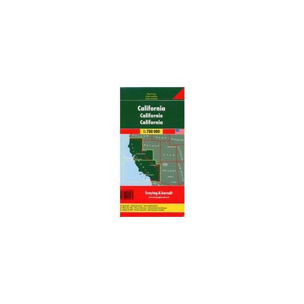 CALIFORNIA: Road map / Carta routiere / Carta st