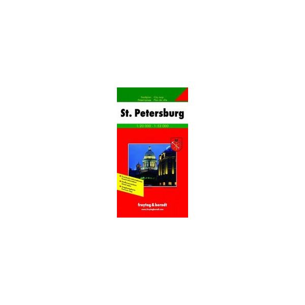 St. PETERSBURG: City map / Plan de ville / Stadt