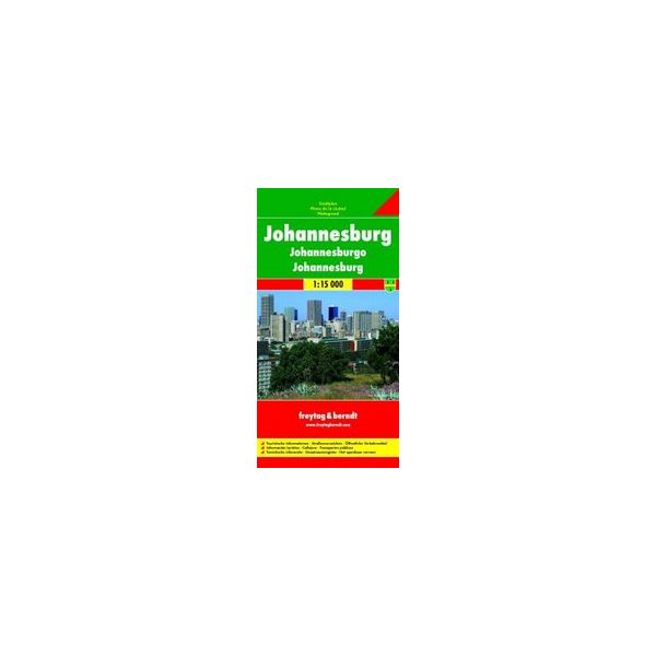 JOHANNESBURG: City map / Plan de ville / Pianta
