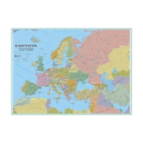 Стенна политическа карта на Европа /1:5000000/,