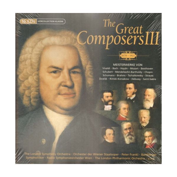 GREAT COMPOSERS III_THE: 1678-1921: 16 CDs.