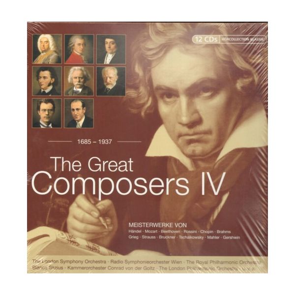 GREAT COMPOSERS IV_THE: 1685-1937: 12 CDs.