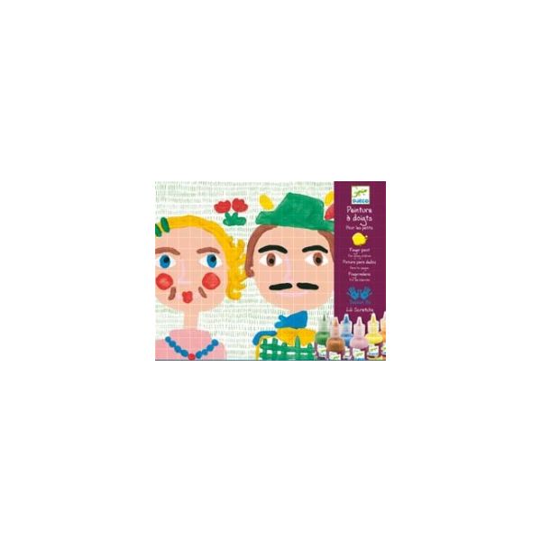 Комплект за рисуване Finger Paint Finger dabbing