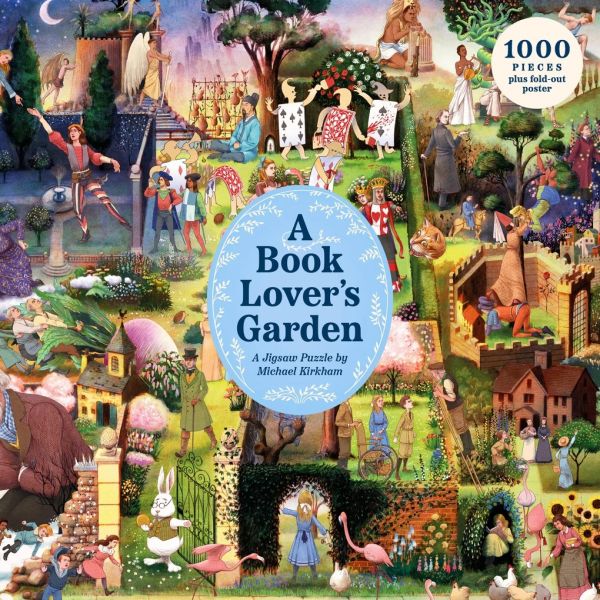 A Book Lover`s Garden. A 1000-piece Jigsaw Puzzle