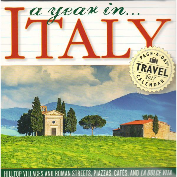 A YEAR IN ITALY PAGE-A-DAY CALENDAR 2017