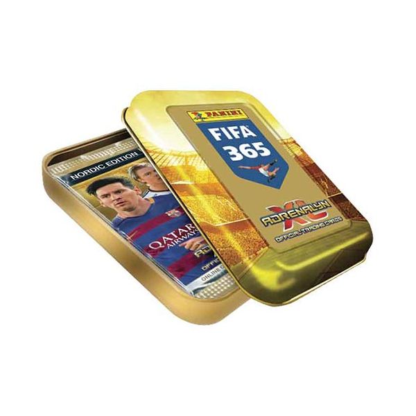 Adrenalyn: Collector`s Tin FIFA 365 2016 (5 пакета x 5 карти и 1 Limited Edition)