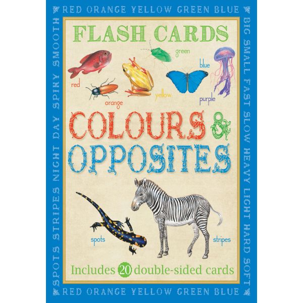 ANIMAL FLASHCARDS: Colours & Opposites