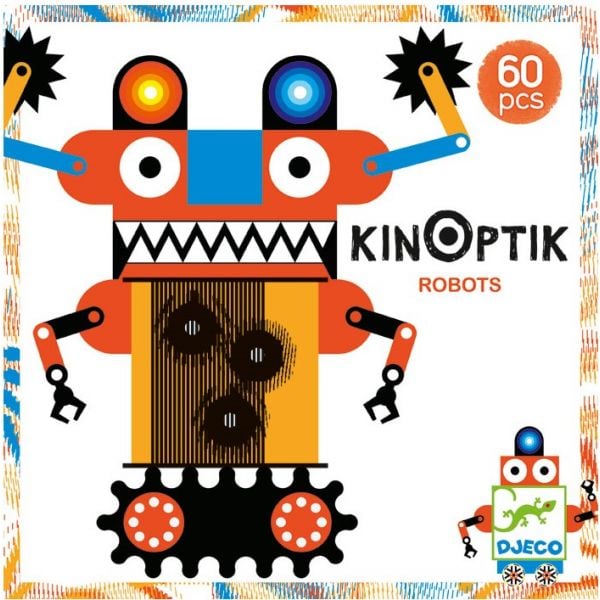 Анимирани картини Kinoptik Robots 58 части. Възраст: 6-10 год. /DJ05611/ “Djeco“