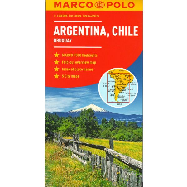 ARGENTINA, CHILE (URUGUAY). “Marco Polo Map“