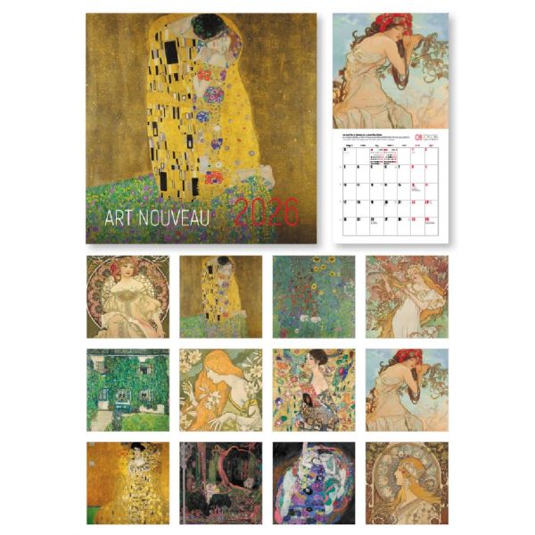 Art nouveau 2026 (стенен календар 30/60 см.)