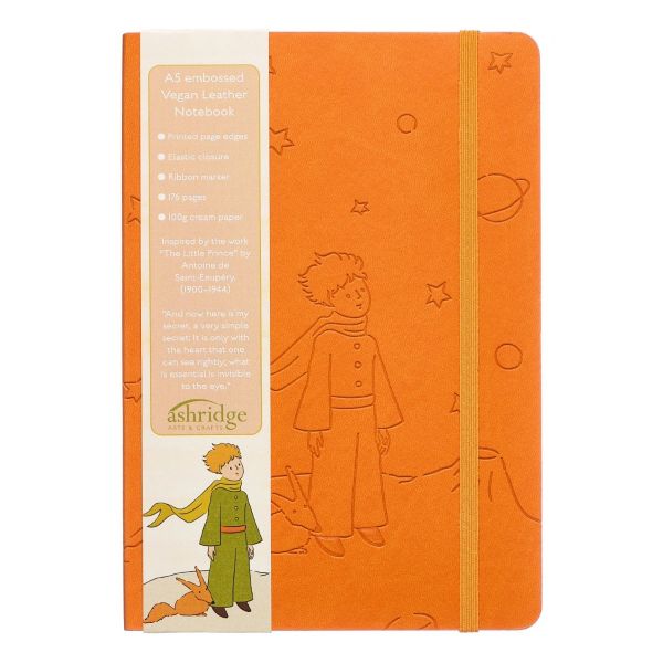 Ashridge A5 Embossed Lined Notebook: Little Prince