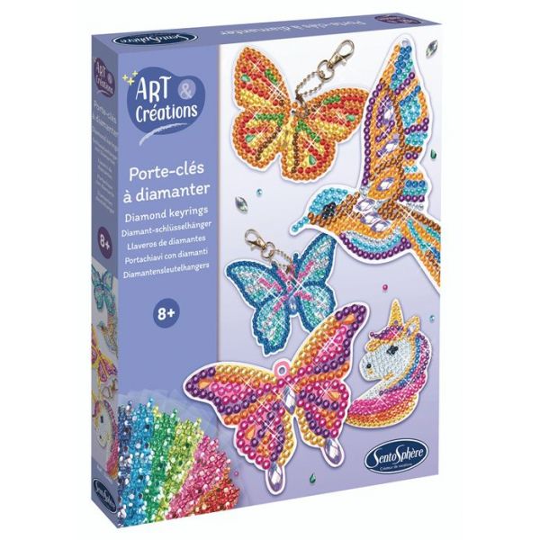 Ателие направи диамантени ключодържатели. Възраст: 8+ год. /32480/