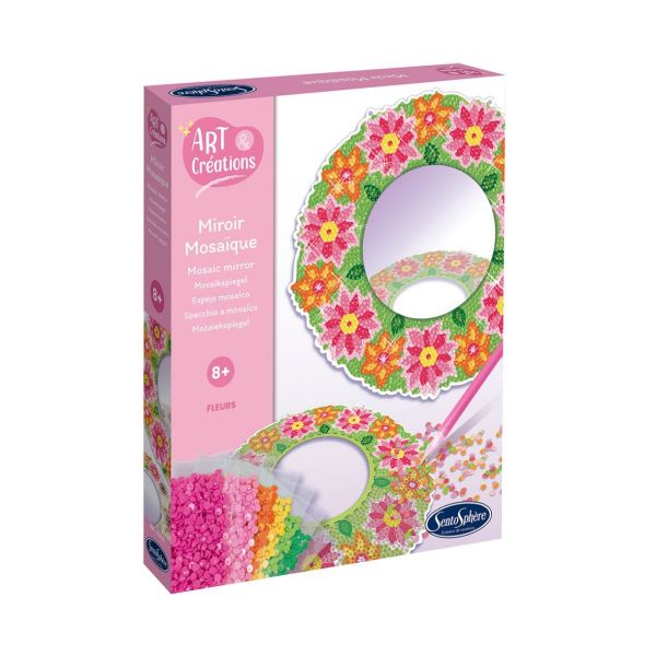 Ателие направи огледало с диамантени цветя. Възраст: 8+ год. /32450/
