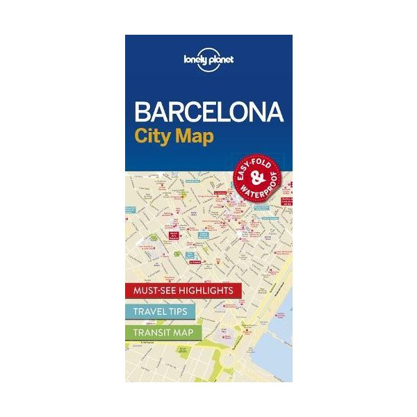 BARCELONA. “Lonely Planet City Map“
