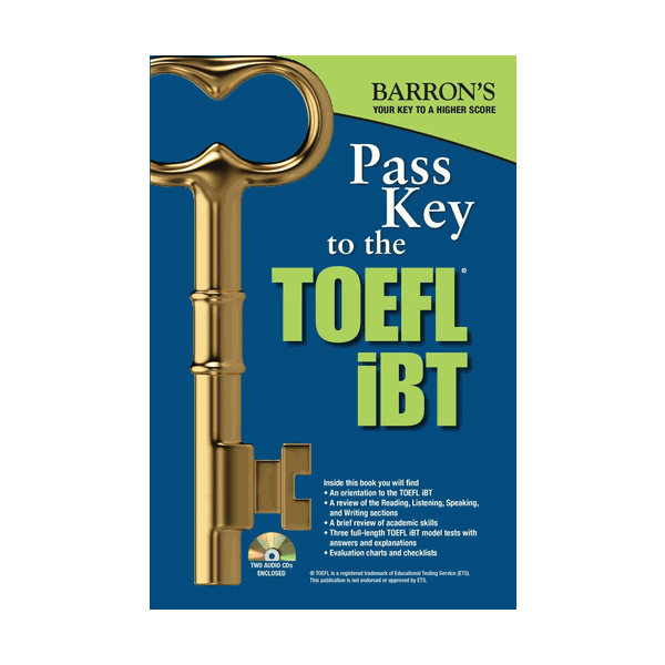 BARRON`S PASS KEY TO THE TOEFL iBT WITH MP3 AUDIO, 9th Edition