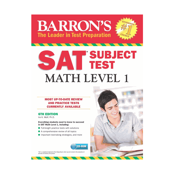 BARRON`S SAT MATH LEVEL 1 + CD-ROM, 6th Edition