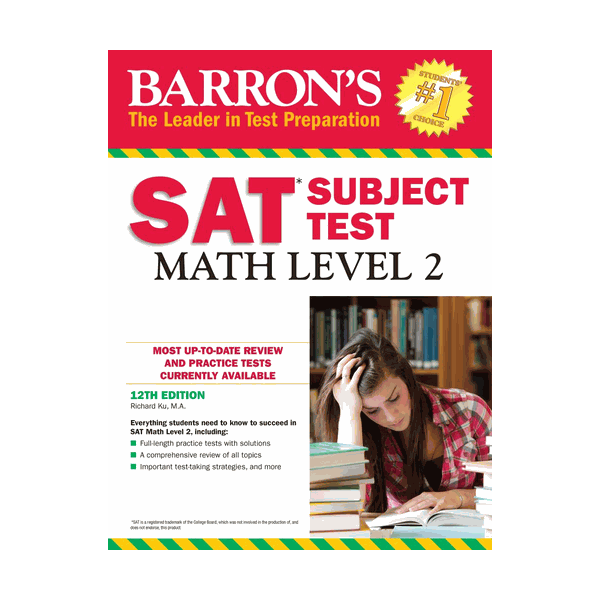 BARRON`S SAT MATH LEVEL 2, 12th Edition