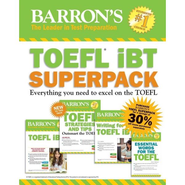 BARRON`S TOEFL iBT SUPERPACK, 3rd Edition