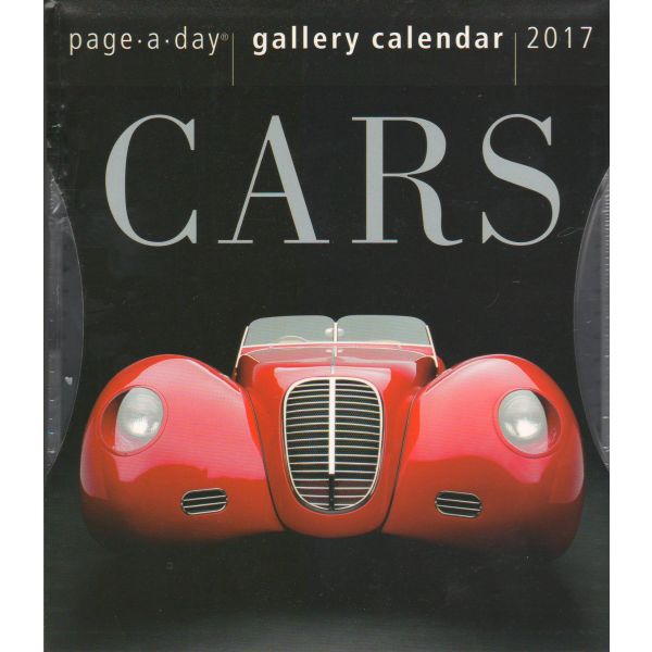 CARS PAGE-A-DAY GALLERY CALENDAR 2017