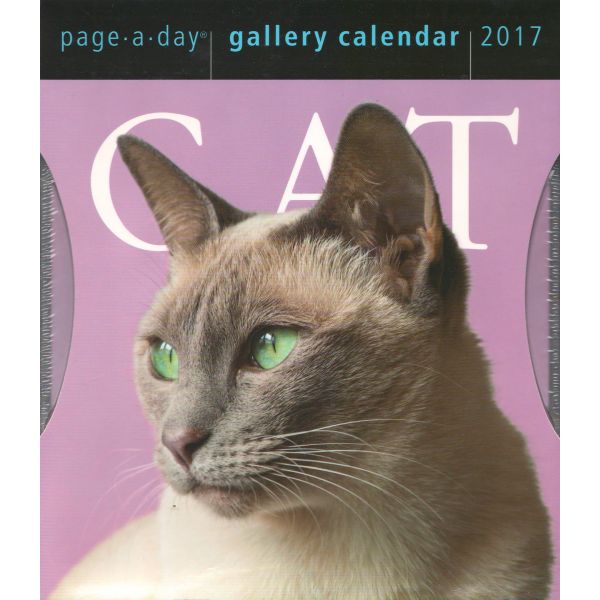 CAT PAGE-A-DAY GALLERY CALENDAR 2017