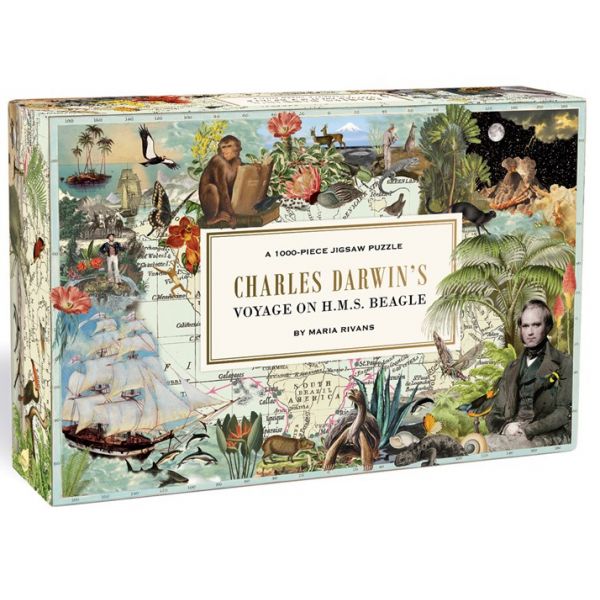 Charles Darwin`s Voyage on H.M.S. Beagle. A 1000 Piece Puzzle