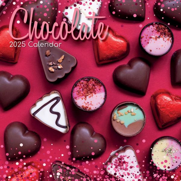 Chocolate 16-Month Square Wall Calendar 2025