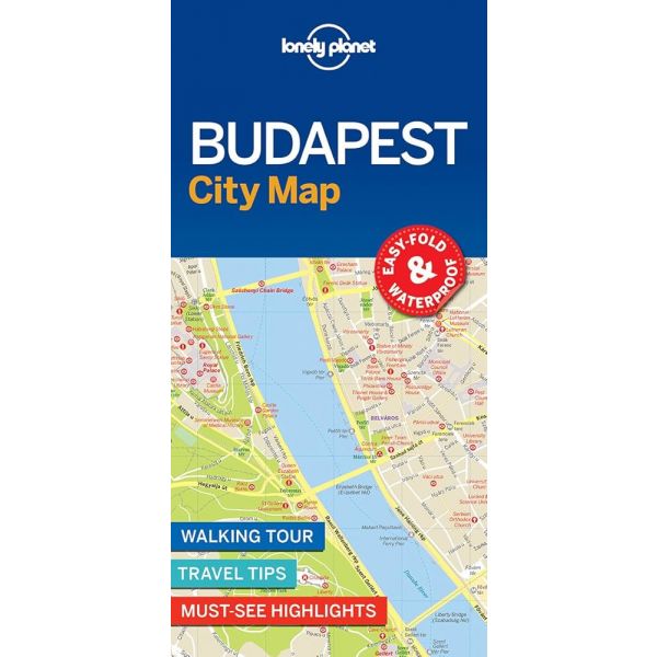 BUDAPEST. “Lonely Planet City Map“