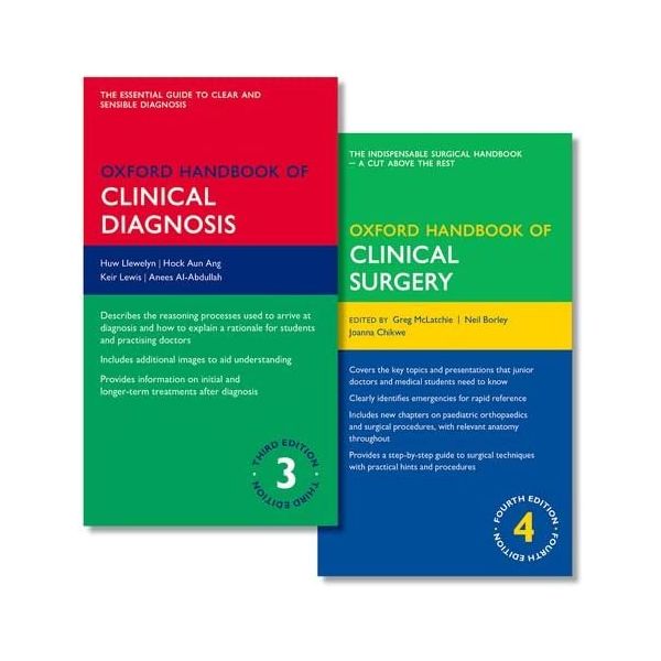 OXFORD HANDBOOK OF CLINICAL DIAGNOSIS AND OXFORD HANDBOOK OF CLINICAL SURGERY PACK