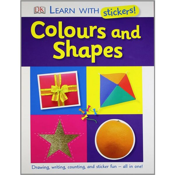 COLOURS AND SHAPES. “Learn With Stickers!“