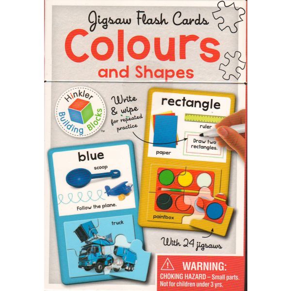COLOURS AND SHAPES. “Jigsaw Flash Cards“
