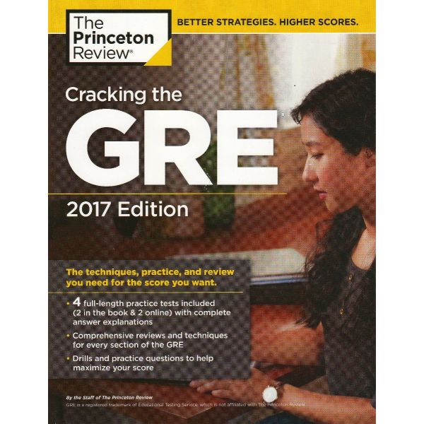 CRACKING THE GRE: With 4 Practice Tests, 2017 Edition