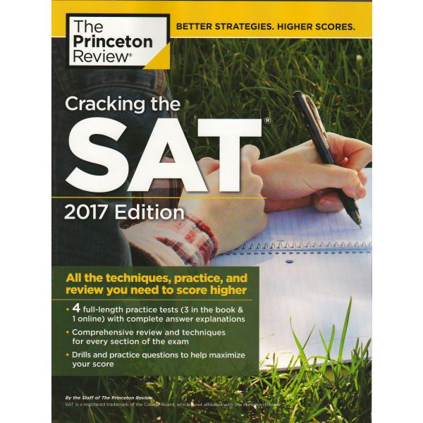 CRACKING THE SAT WITH 4 PRACTICE TESTS, 2017 Edition