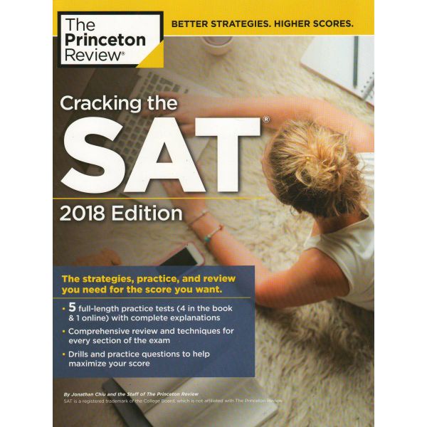 CRACKING THE SAT WITH 5 PRACTICE TESTS 2018