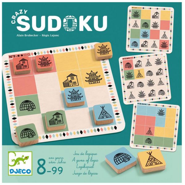 Игра Crazy Sudoku. Възраст: 8-99 год. /DJ08488/, “Djeco“