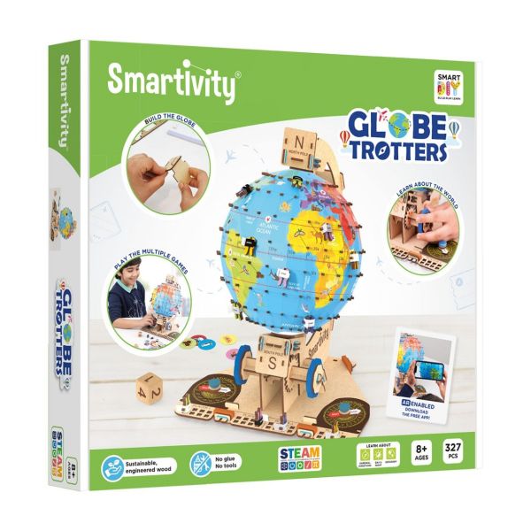 Дървен конструктор Smartivity: Globe Trotters. Възраст: 8+ год. /STY305/